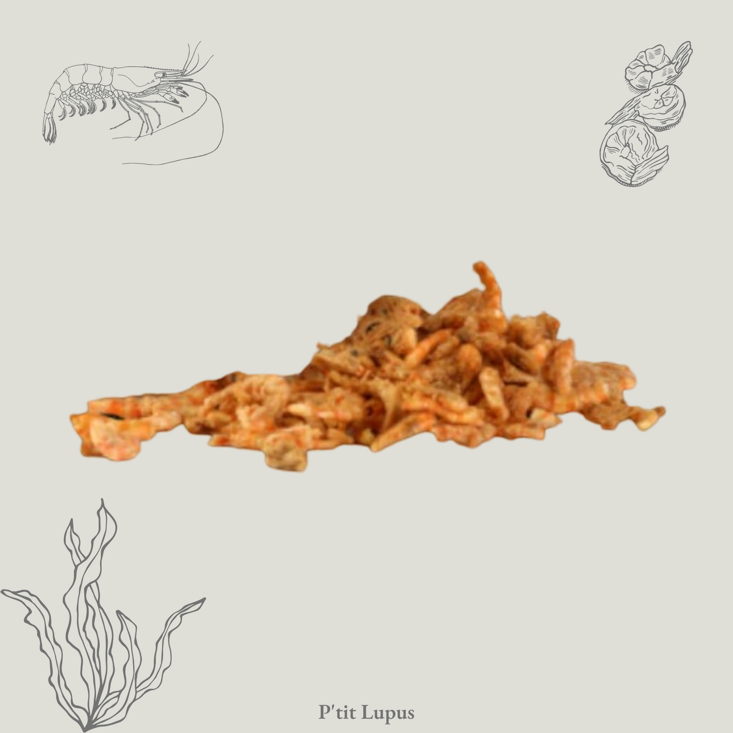 Friandises Lyophilisées - 100% Crevette - 50g