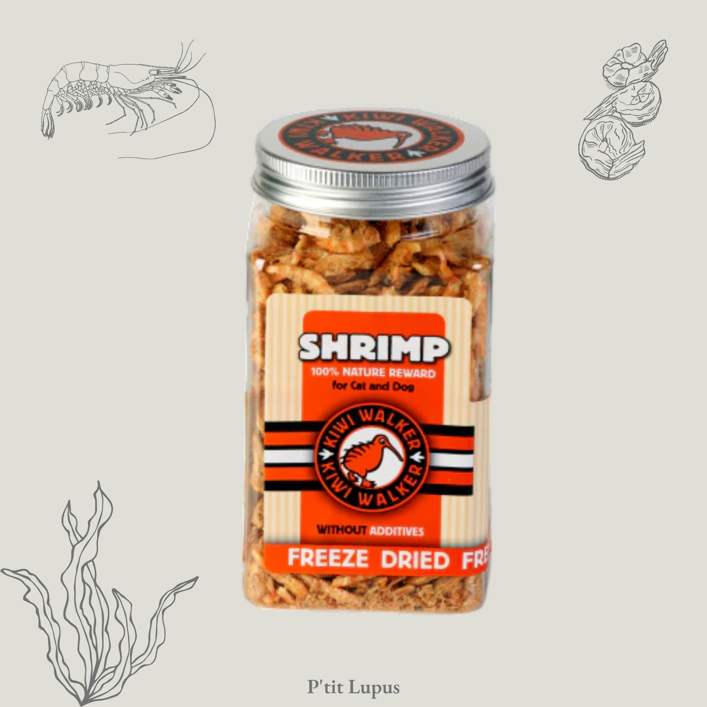 Friandises Lyophilisées - 100% Crevette - 50g