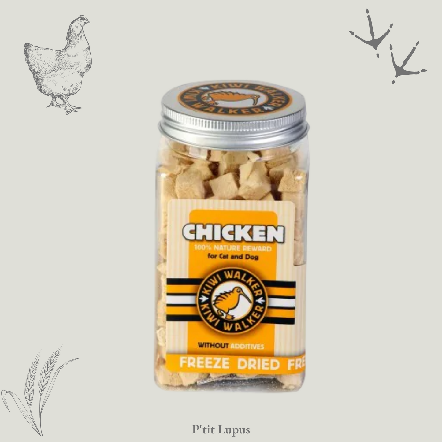 Friandises Lyophilisées - 100% Blanc de Poulet - 80g