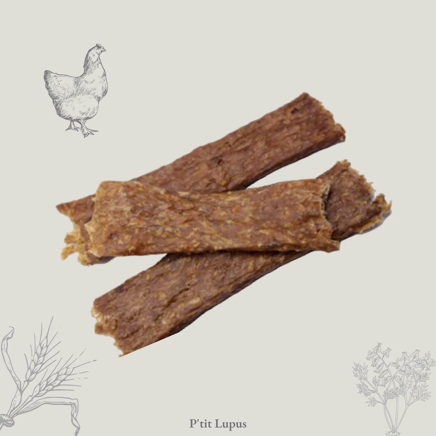 Lanière à la viande de Poulet