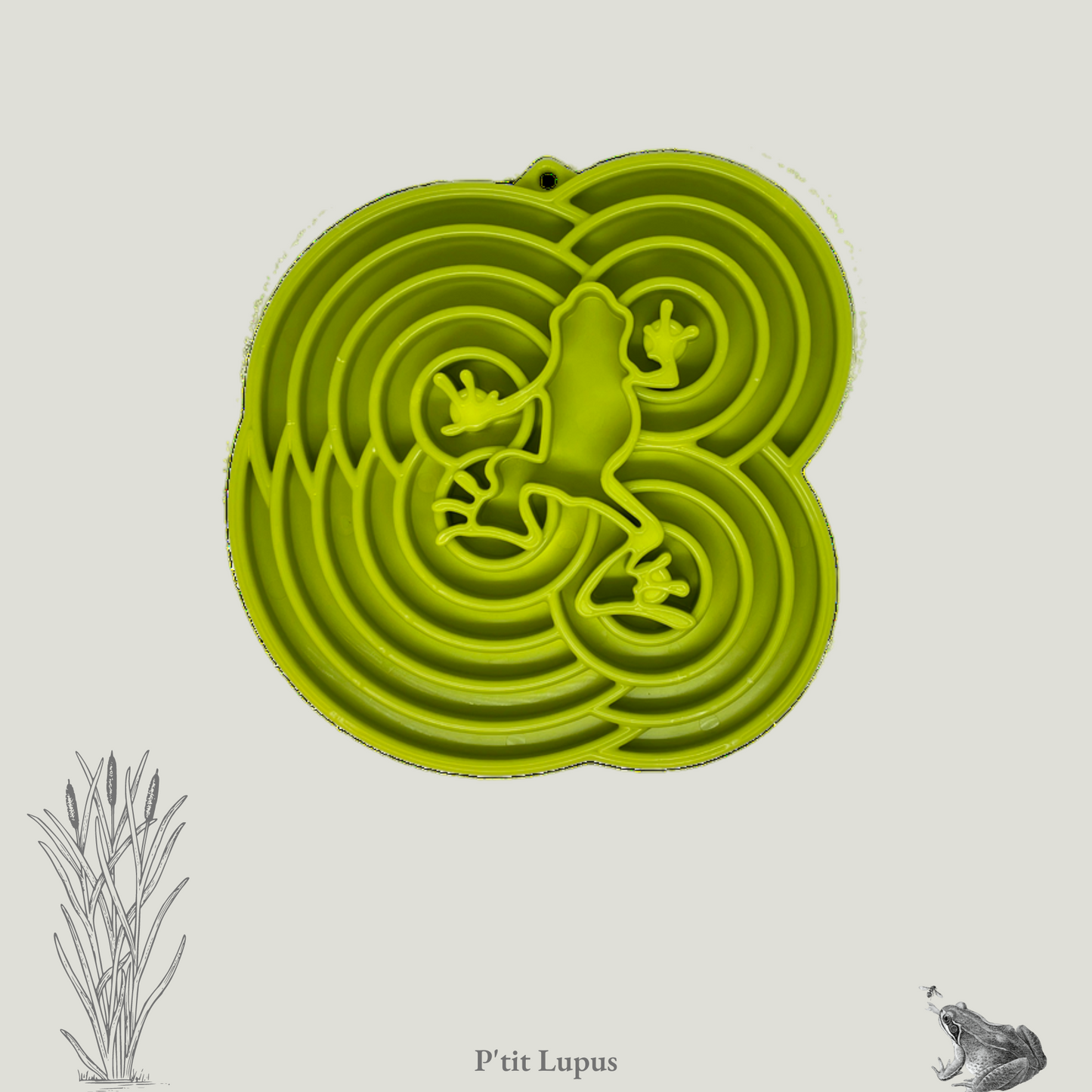 Plateau de léchage - Grenouille
