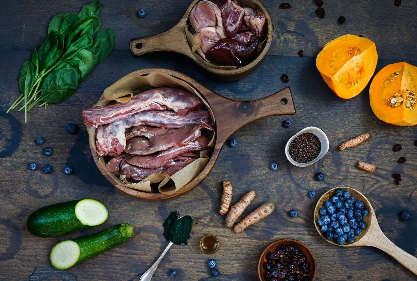 Pâtée BIO au Canard, Citrouille, Courgette, Epinard, Groseille - 100% Naturelle