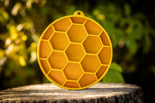 Gamelle d'enrichissement et anti-glouton - Nid D'abeilles