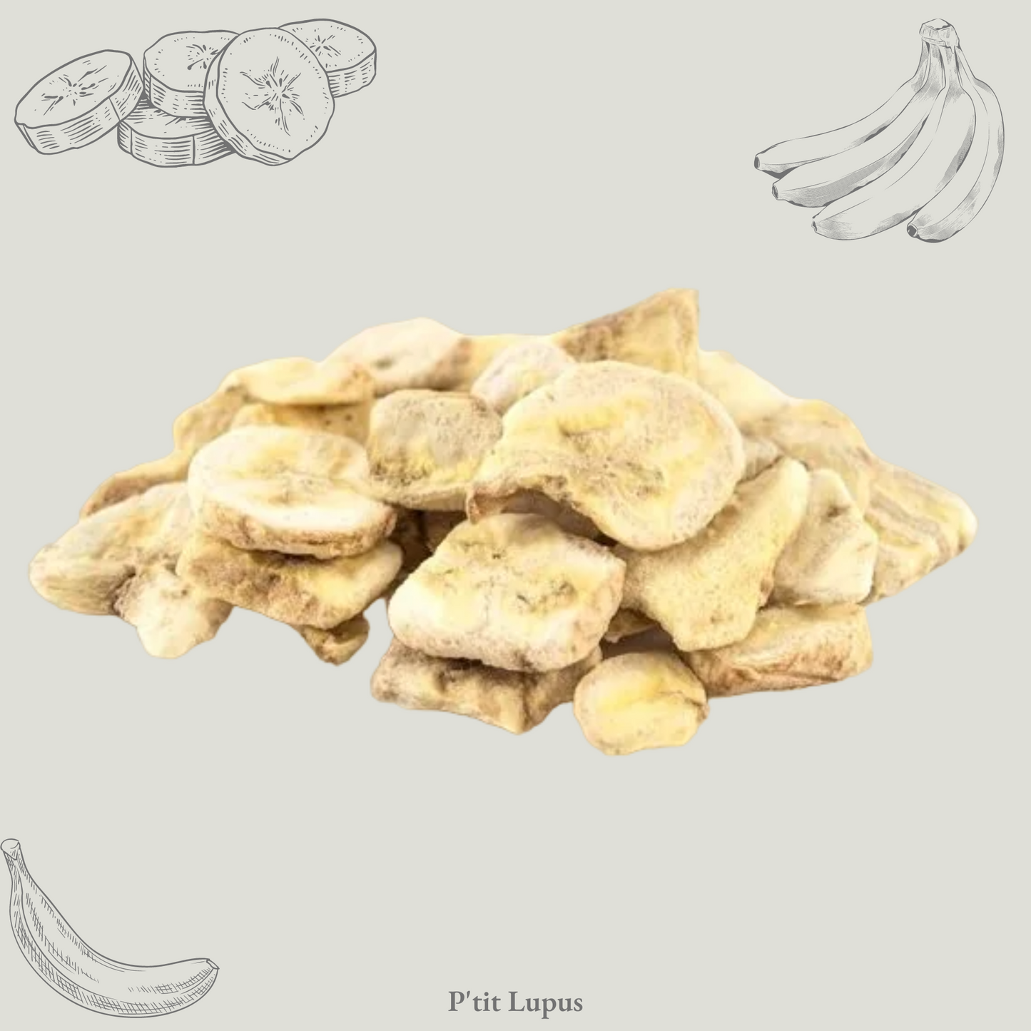 Friandises Lyophilisées - 100% Banane - 70g